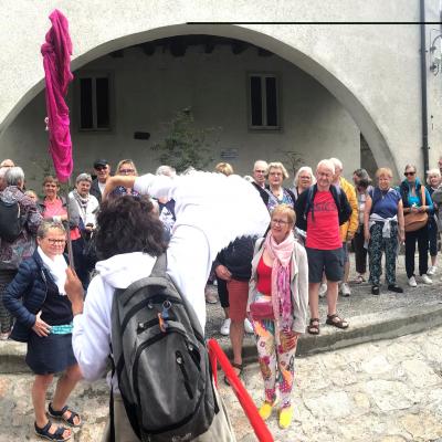 départ de l' ile de Pascatori